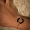 Bracelet Or fin 24K & Corne Pata Pata - La Divini