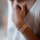 Bracelet manchette - Collection Broderie - La Divini © Christine Picard
