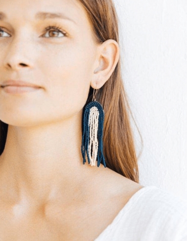 Boucles d'oreille pendantes Archway - Haïti Design Co