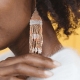 Boucles d'Oreille pendantes - Tapestry - Haïti Design Co