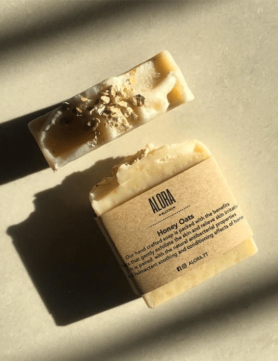Savon artisanal miel et avoine - Alora Trinidad