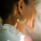 Boucles d'oreille Créoles - Joli Hoop - Haïti Design Co © Christine Picard