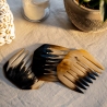 Peigne Afro Artisanal en Corne d'Haïti - Atelier Calla