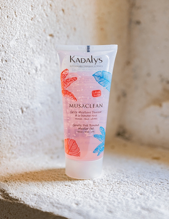 Musaclean - Gelée micellaire douceur banane rose - Edition limitée © Christine Picard
