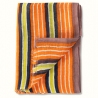 Étole en lin et coton - Holiday Stripe - 60x160 cm - Orange - ÉPICE Paris