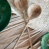 Le set de couverts à salade en bois de manguier Madam Stoltz