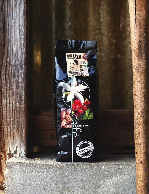 Sac de café bonifieur Man Lisa 250 gr - Guadeloupe