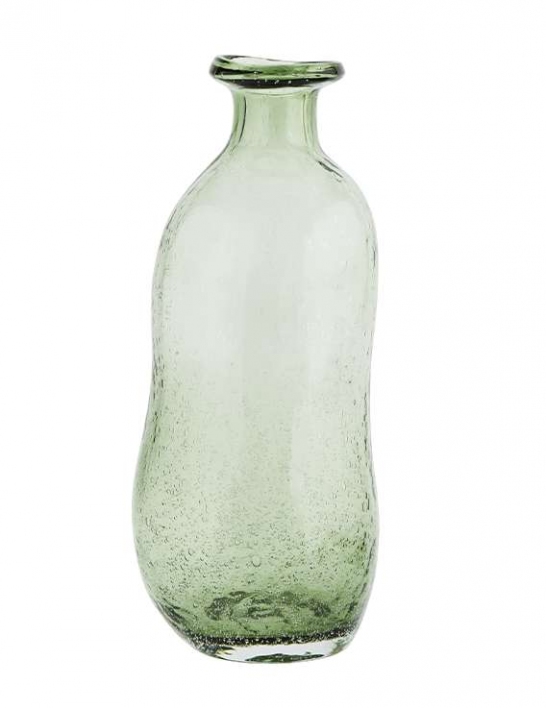 vase en verre soufflé organique 13x30 cm - Madam Stoltz