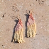 Boucles Gradient – Perles tissées Minuki, Haïti Design Co