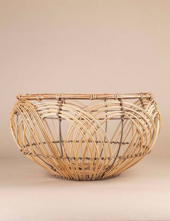 Panier en rotin rond - Madam Stoltz