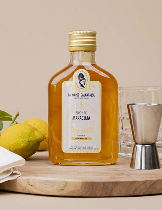 Sirop artisanal de fruit de la passion 20 cl de Guadeloupe - La Marie-Galantaise ©Christine Picard