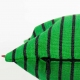 Housse de coussin Laura vert et noir 30x50 cm Guatemala - Afroart