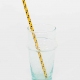 Set de 6 verres beldi turquoise H 12 cm du Maroc