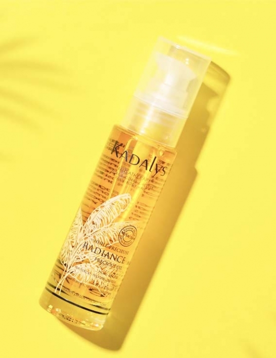 Flacon en verre d'Huile précieuse Radiance BIO Kadalys