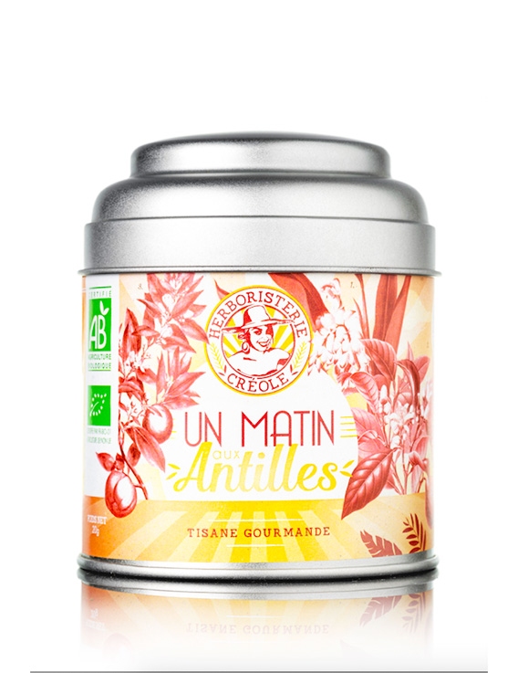 Un matin aux Antilles Tisane Gourmande BIO 20 gr Herboristerie Creole