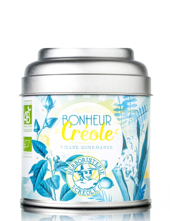 Bonheur créole Tisane Gourmande BIO vrac 20 gr Herboristerie Creole