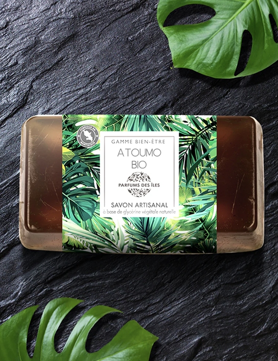 Savon à l'atoumo Bio 100 g - Parfums des Îles