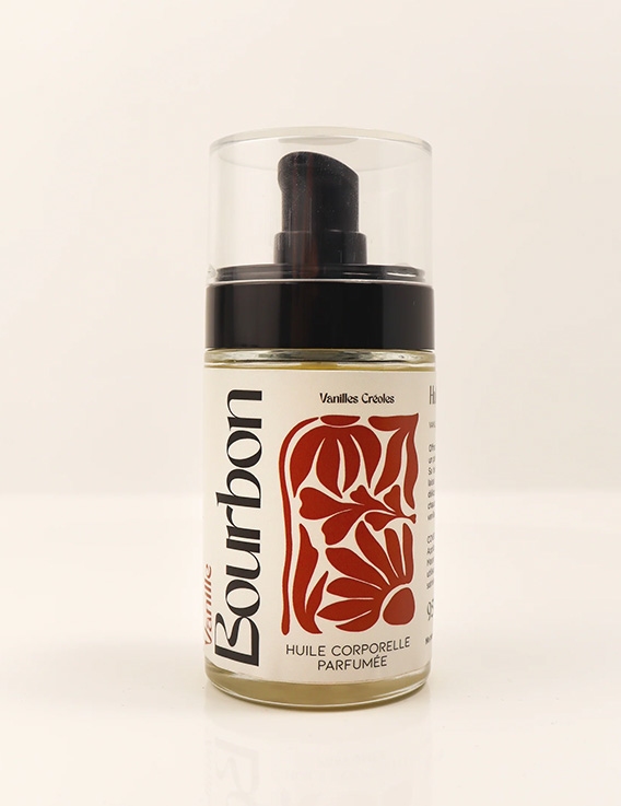 Huile Parfumée pour le Corps Vanille Bourbon 50 ml – Parfums des Îles