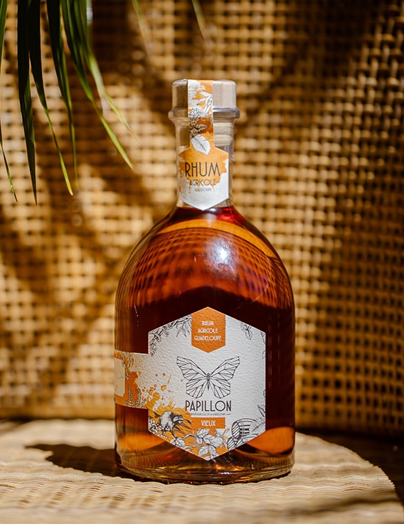 Papillon Rhum Vieux 3 ans 45° - 70 cl | Rhum Guadeloupe