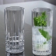 Photo de 2 verres Long Drink : l'un servi et l'autre vide