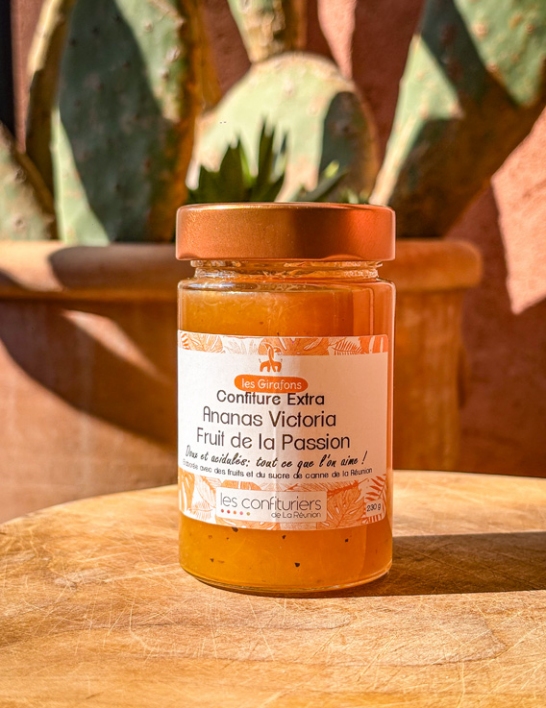 Confiture Ananas Victoria & Passion 230 g La Réunion - Les Girafons