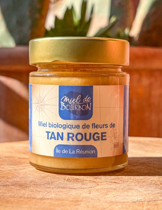 Miel Vert - Fleurs de Tan Rouge BIO 180 g La Réunion - Miel de Bourbon