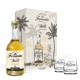 Coffret La Favorite Cœur de Canne Ambré 45° + 2 Verres – 70 cl - AOC Martinique