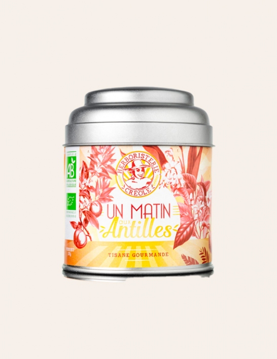 Un matin aux Antilles Tisane Gourmande BIO 20 gr Herboristerie Creole