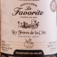 La Favorite x Les Frères de la Côte Éd 2023 Cuvée n°1 : Etiquette