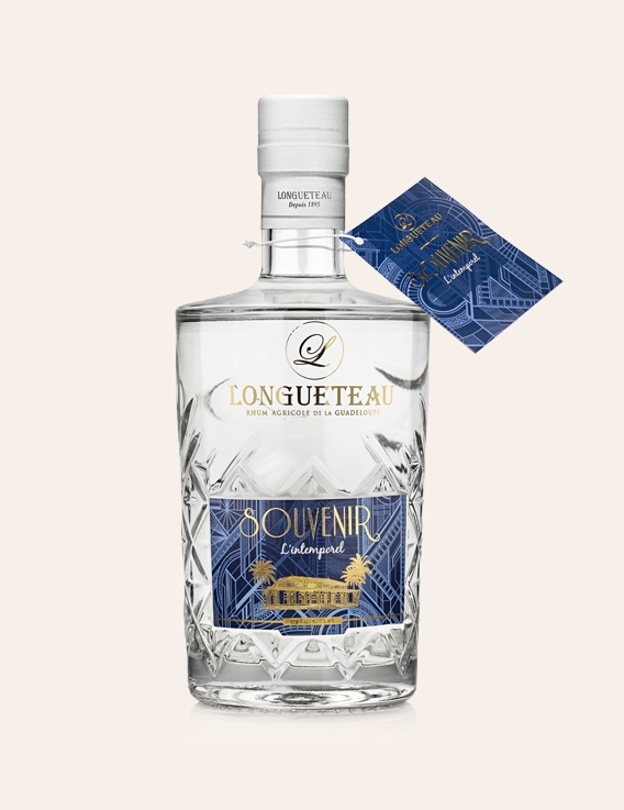 Bouteille de Rhum Blanc L'Intemporel 62° Longueteau Pure Canne 