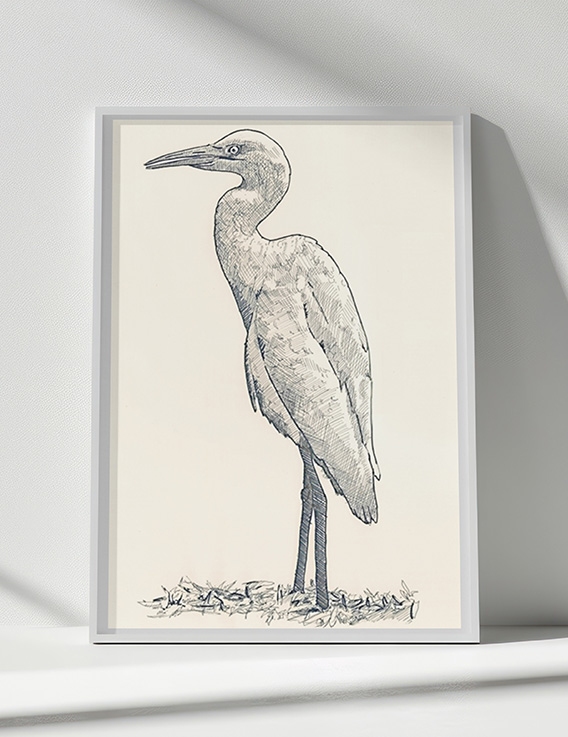 Pik Bèf - Encre sur Papier - 40 x 60 cm - Œuvre Originale - Awoz - Guadeloupe