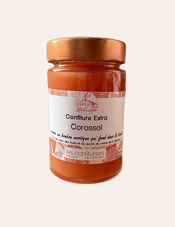 Confiture de Corossol - Le Comptoir de Mélissa - 230 g - La Réunion