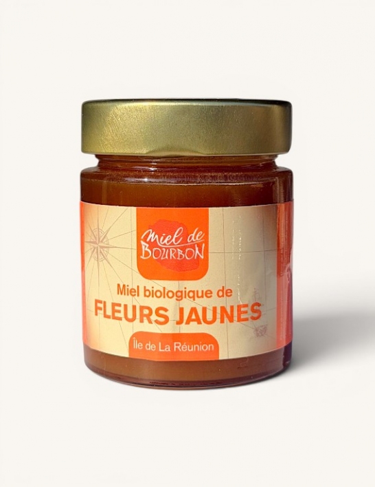 Miel BIO de Fleurs Jaunes de La Réunion Miel de Bourbon – 180 g