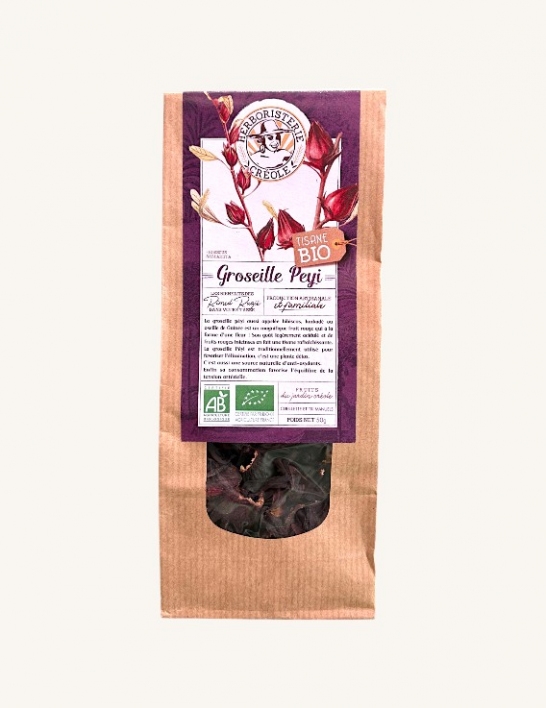 Tisane BIO Groseille Péyi de Martinique — Hibiscus en vrac 50 g