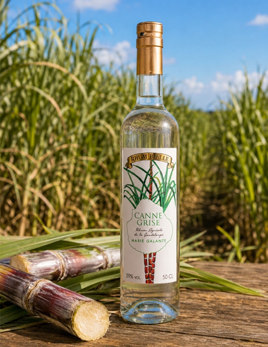 Bielle Canne Grise - Rhum Blanc 59° - 50 cl - Marie-Galante
