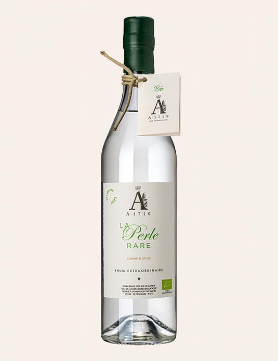 Bouteille A1710 La Perle Rare Canne Roseau BIO 54,1° millésime 2023, rhum blanc agricole de Martinique