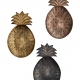 Plateau ananas Madam Stoltz - cuivre, noir et doré © Madam Stoltz