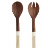 Couverts à Salade en Bois de Manguier et Os - 32 cm - Madam Stoltz