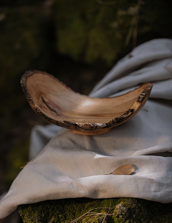 Vide poche en bois de Sapotille - D. Grandisson