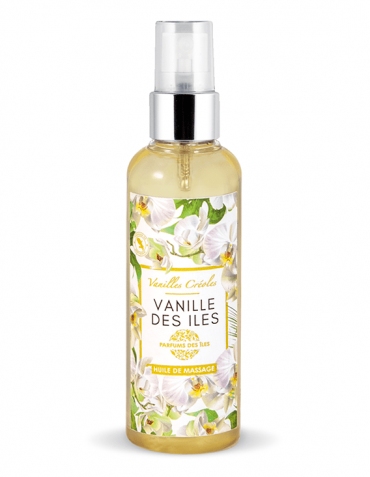 Huile de massage Vanille des Iles 100 ml - Parfum des Iles