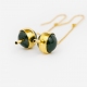 Boucles d’oreille Solstice I - Indra Eudaric - Agate Mousse
