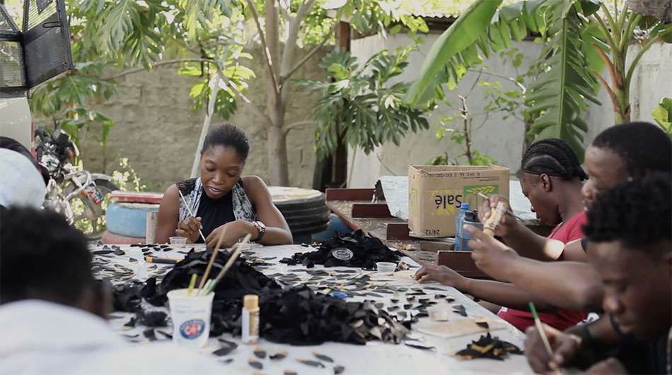 travail d'artisan haiti