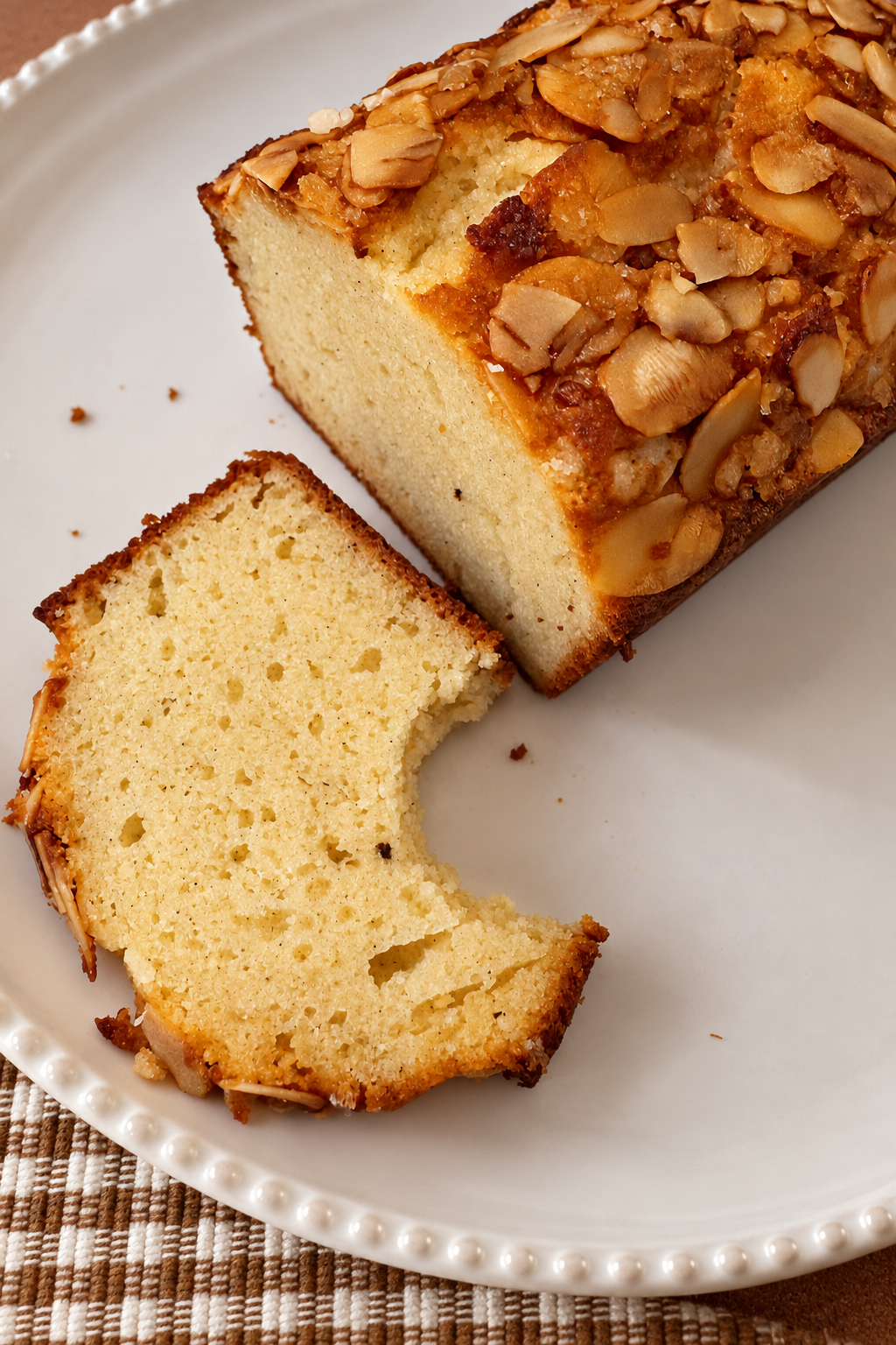 Tranche de cake au skyr moelleuse